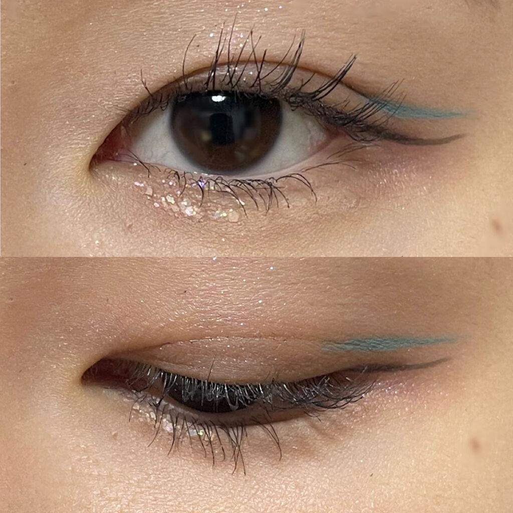 EYE OPENING LINER/UZU BY FLOWFUSHI/リキッドアイライナーを使ったクチコミ（3枚目）