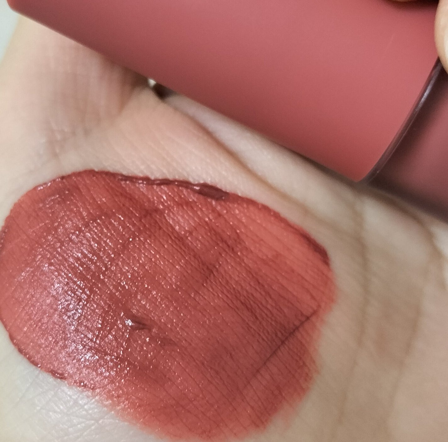 リップアンドチーク ヌードマットティント/CathyDoll/リップティントを使ったクチコミ(2枚目)