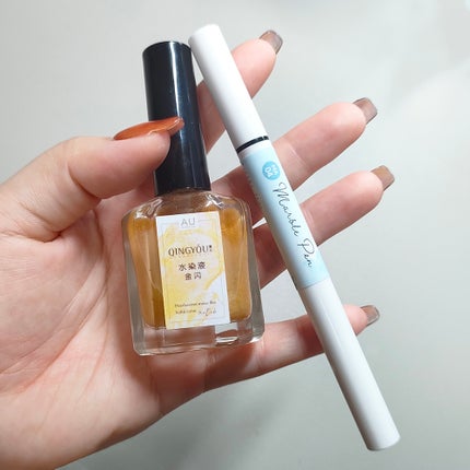 貼って固めるジェルネイルシール/Ururila/ネイルシールを使ったクチコミ(5枚目)