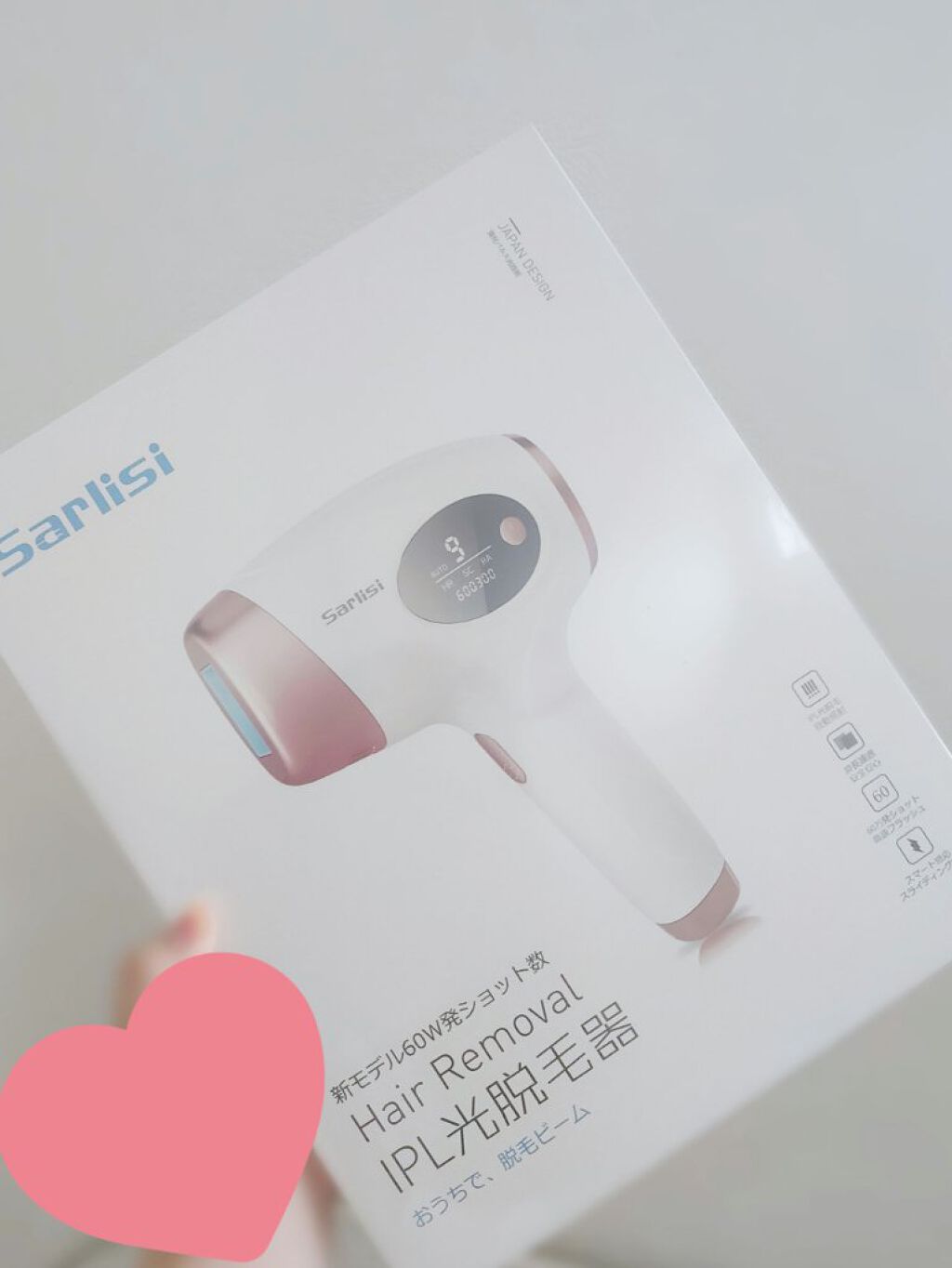 光脱毛器 VIO/Sarlisi/家庭用脱毛器を使ったクチコミ(1枚目)