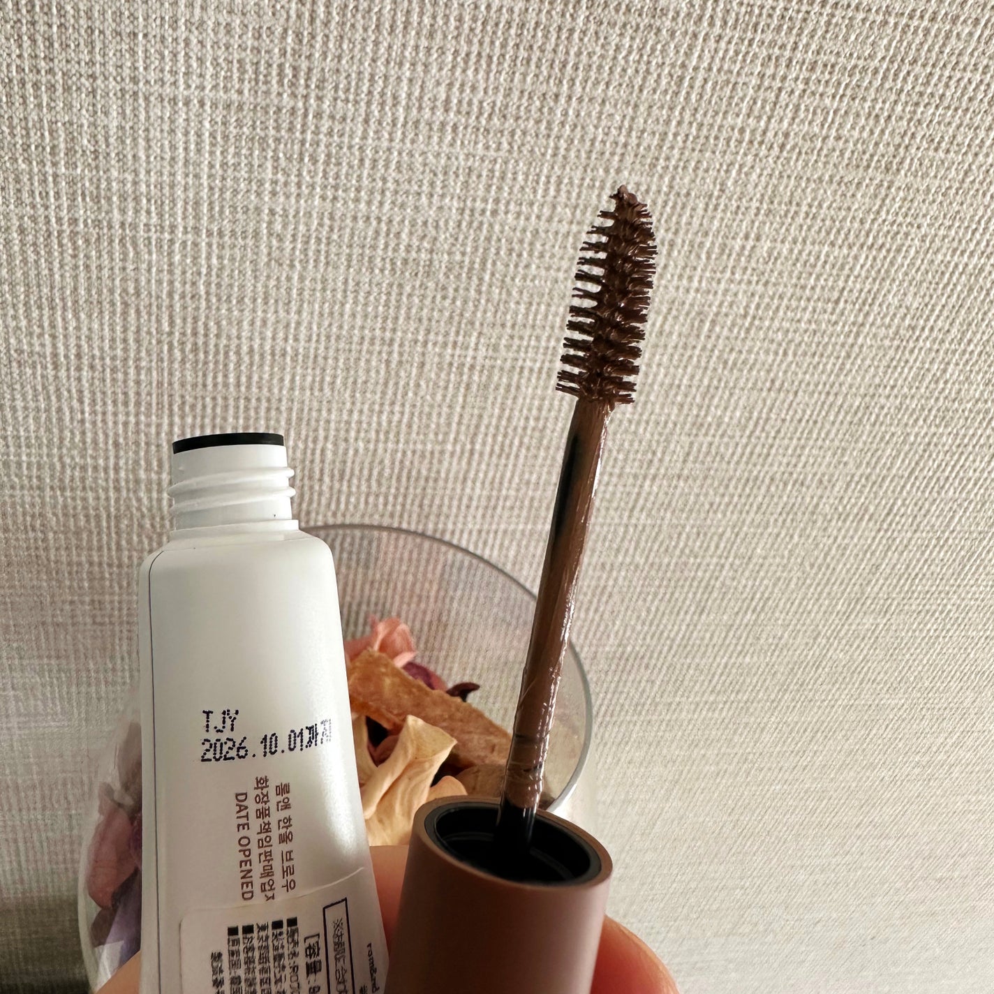 ハンオールブロウカラ/rom&nd/眉マスカラを使ったクチコミ(3枚目)