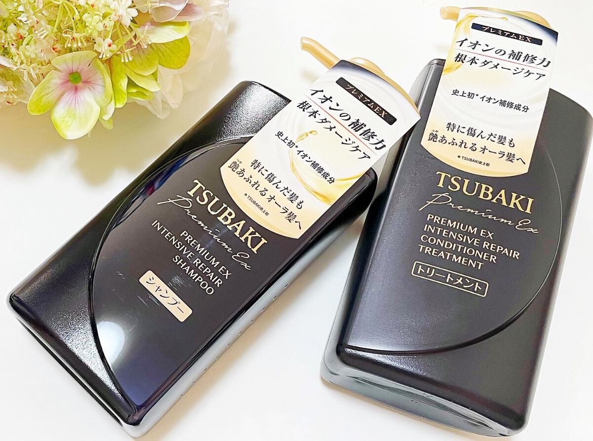 プレミアムEX インテンシブリペア <シャンプー>/コンディショナー<ヘアトリートメント> /TSUBAKI/市販シャンプーを使ったクチコミ(1枚目)