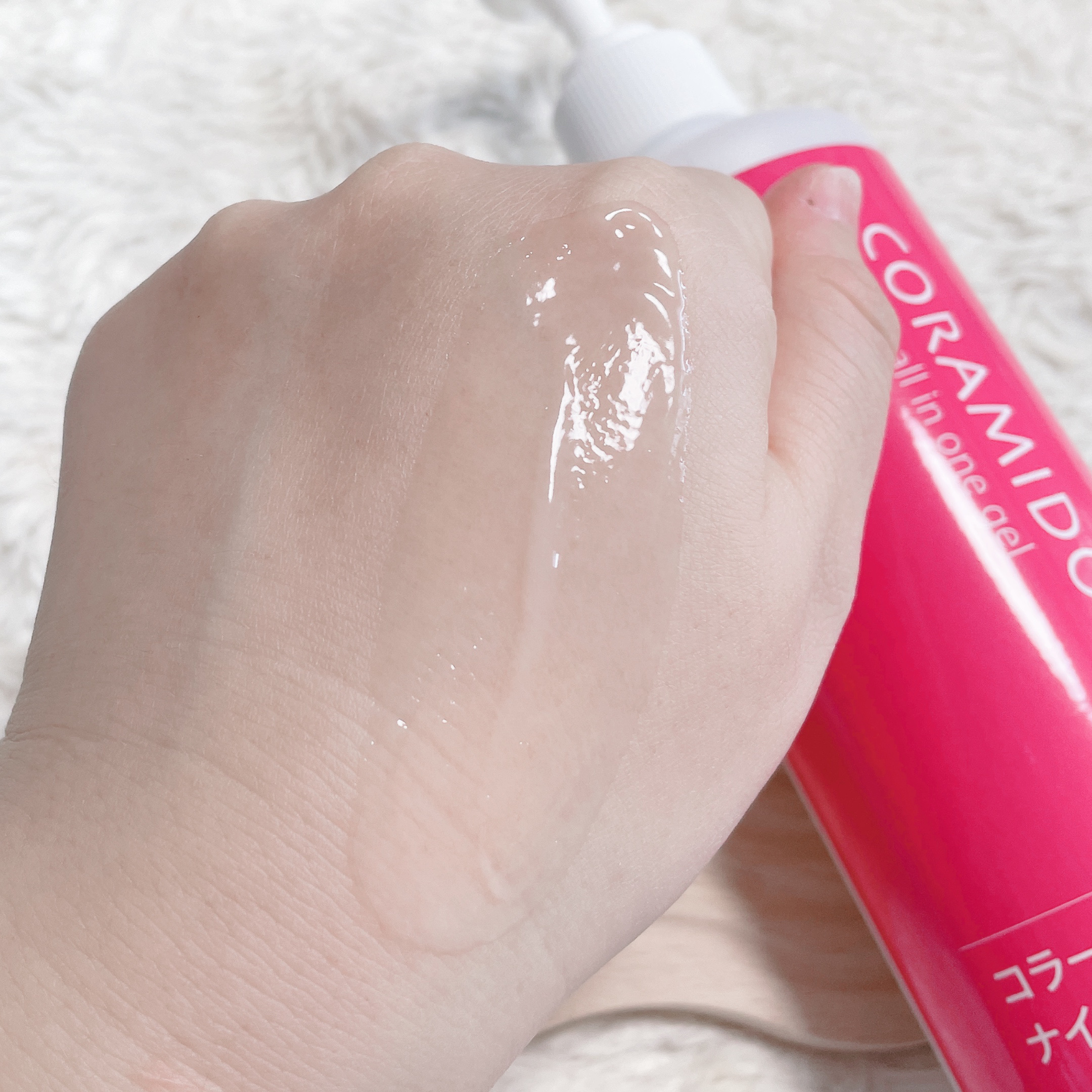 コラミドパーフェクトオールインワンジェル/CORAMIDO/オールインワン化粧品を使ったクチコミ（3枚目）