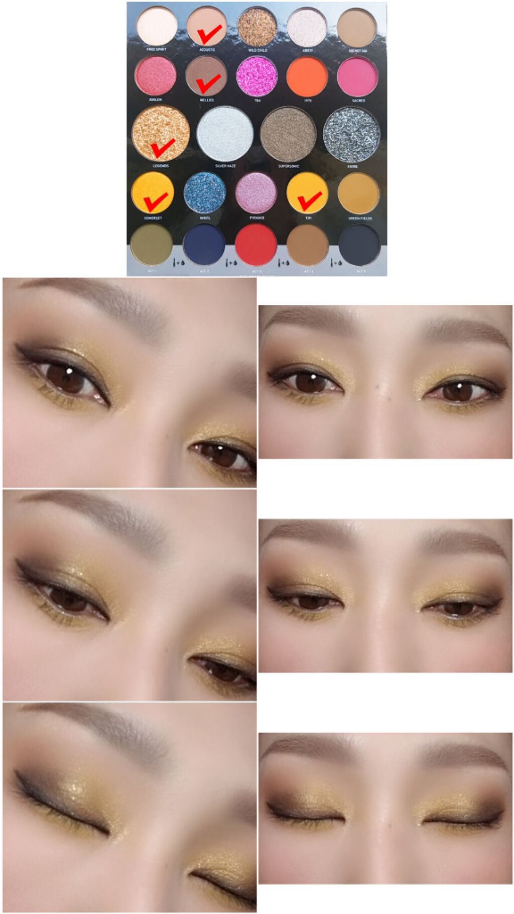 24M / MAIN EVENT 【24 SHADES THAT TOP THE CHARTS】/Morphe/アイシャドウパレットを使ったクチコミ(2枚目)