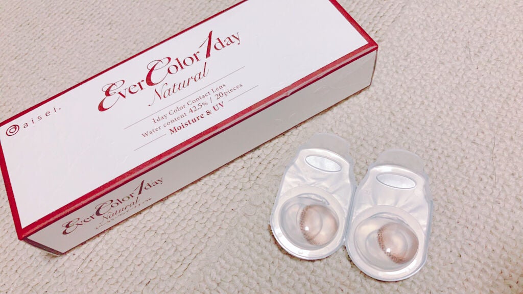 エバーカラーワンデー ナチュラル/エバーカラー/ワンデー(1DAY)カラコンを使ったクチコミ(1枚目)