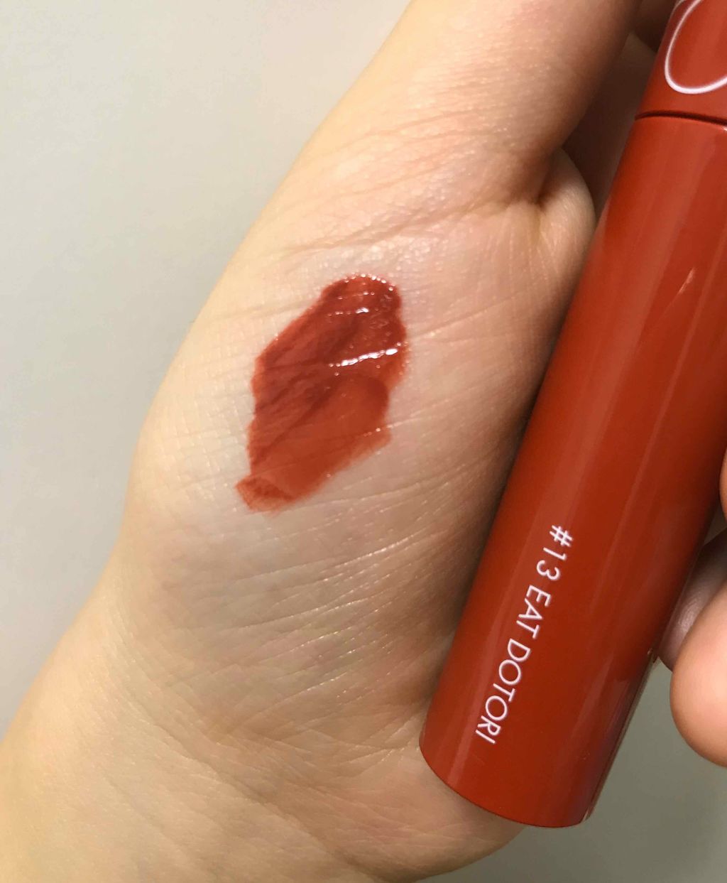 ジューシーラスティングティント/rom&nd/リップティントを使ったクチコミ(2枚目)