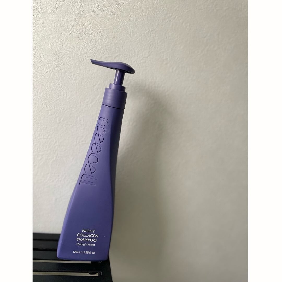 ナイトコラーゲンシャンプーミッドナイトフォレスト/treecell/市販シャンプーを使ったクチコミ(1枚目)
