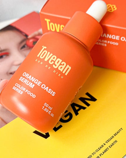 カラーフードシリーズオレンジオアシスセラム/Tovegan/美容液を使ったクチコミ(6枚目)