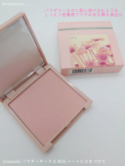 パウダーチーク/iroasobi/パウダーチークを使ったクチコミ(2枚目)