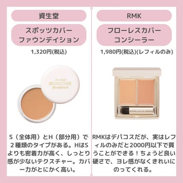 スポッツカバー ファウンデイション/SHISEIDO/クリームコンシーラーを使ったクチコミ（4枚目）