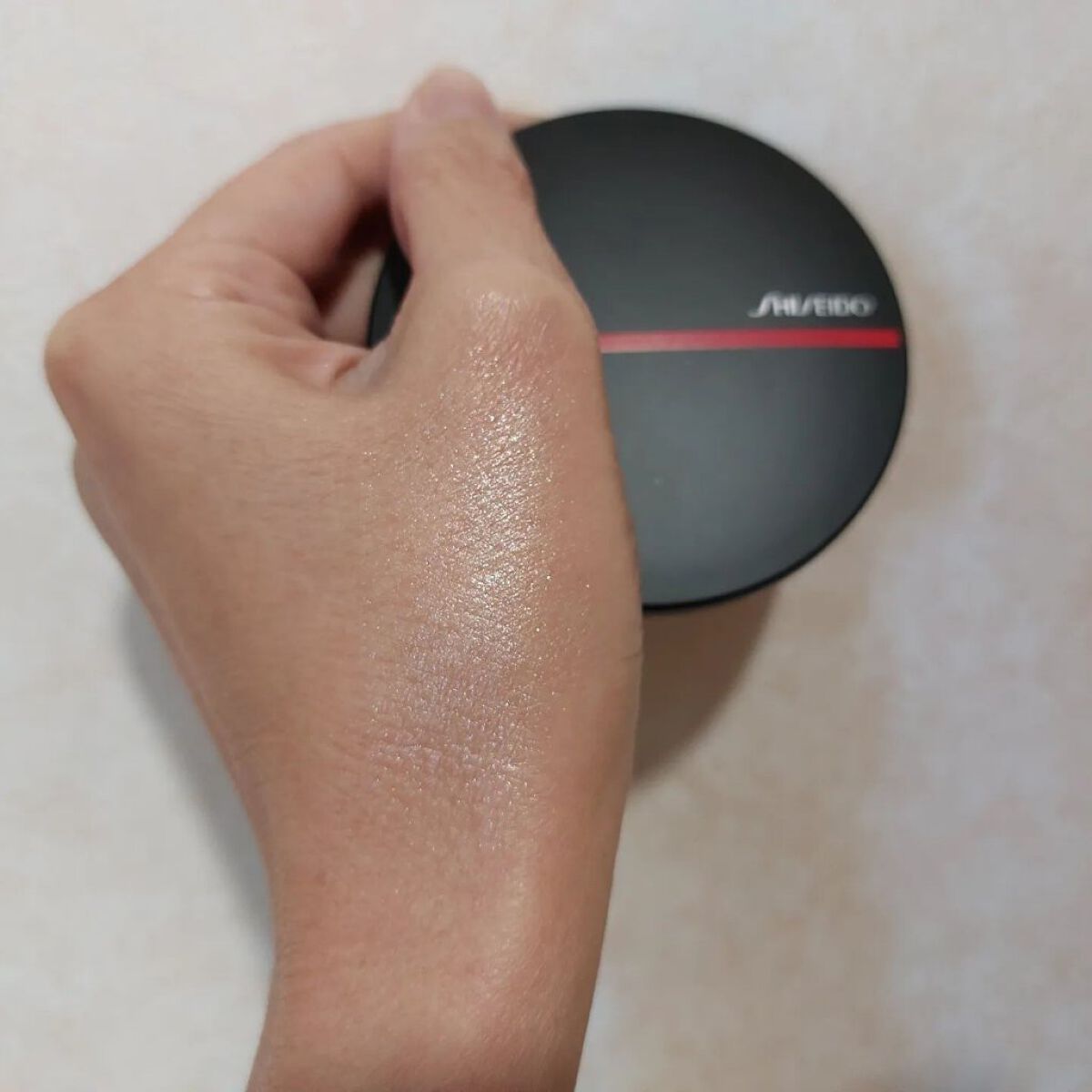 オーラデュウ プリズム イルミネーター/SHISEIDO/プレストパウダーを使ったクチコミ（1枚目）