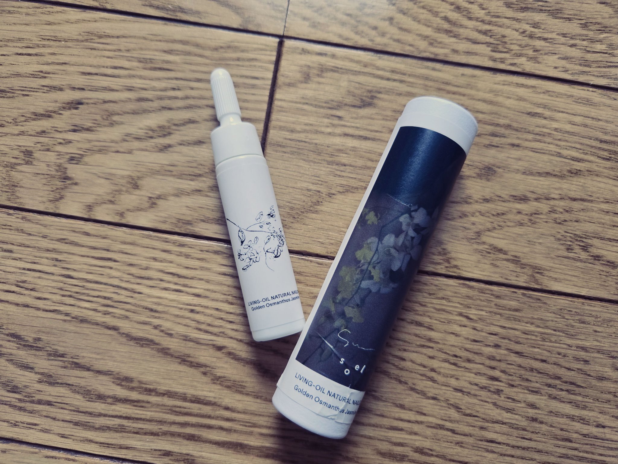 リビングオイル ナチュラルネイルオイル ゴールデンオスマンサスジャスミン/soel/ネイルオイル・トリートメントを使ったクチコミ（1枚目）