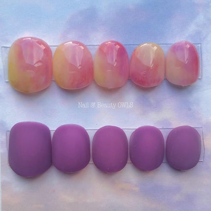 #カラフルネイル,#個性的ネイル,#個性派ネイル,#葡萄ネイル,#シンプルネイル,#フルーツネイル,#ぶどうネイルのネイルデザイン