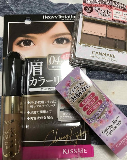 カラーリングアイブロウ/ヘビーローテーション/眉マスカラを使ったクチコミ(1枚目)