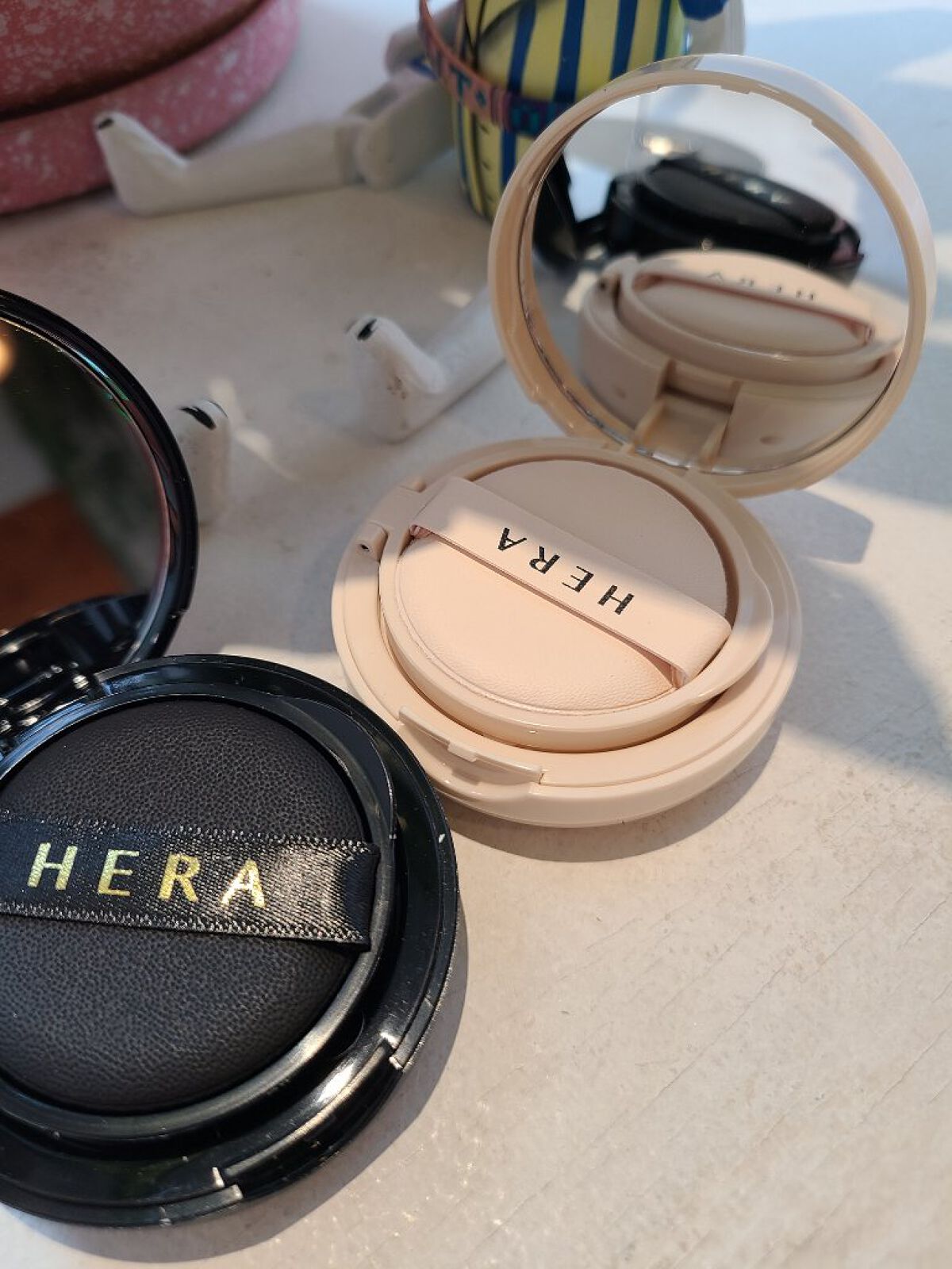 スキン ラディアント グロウ クッション/HERA/クッションファンデーションを使ったクチコミ（2枚目）