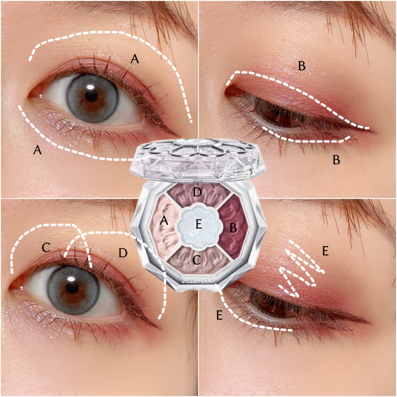 シャイニングラッシュマスカラ EX01 Glisten Berry/LUNASOL/マスカラを使ったクチコミ（2枚目）