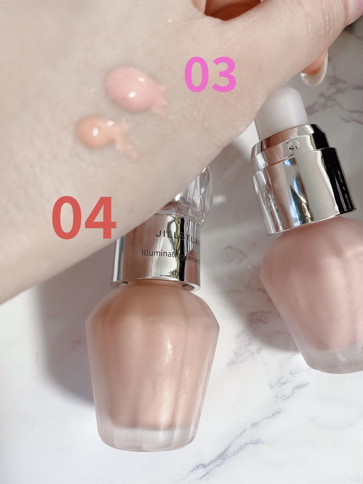 イルミネイティング セラムプライマー ミニ 04 sunrise pink/JILL STUART/化粧下地を使ったクチコミ（2枚目）