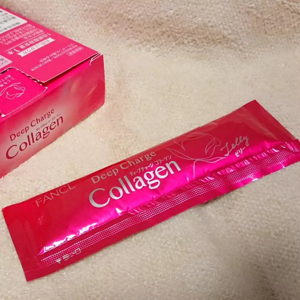ディープチャージ コラーゲン スティックゼリー/ファンケル/美容サプリメントを使ったクチコミ(4枚目)