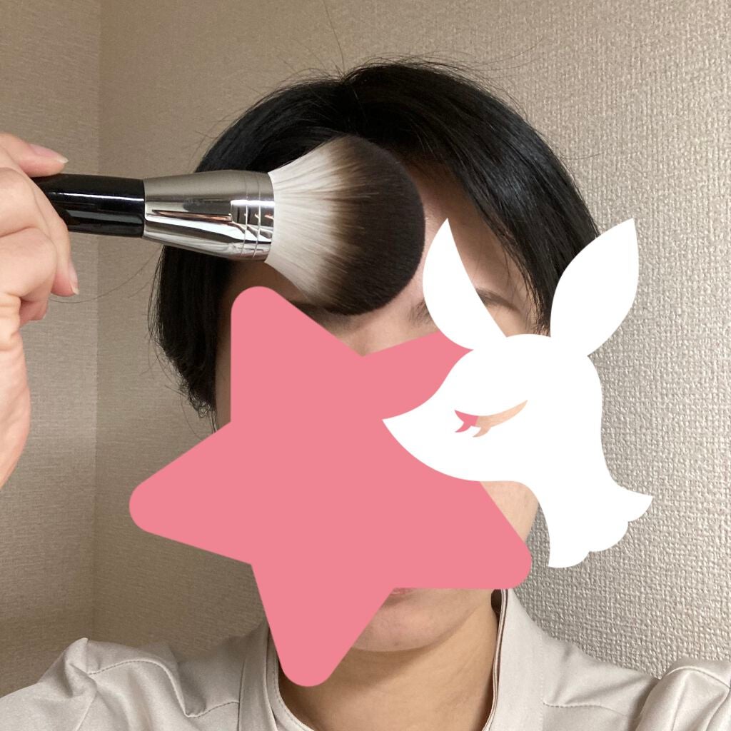 Sシルキーパウダーブラシ (L)883/fillimilli/メイクブラシを使ったクチコミ(3枚目)