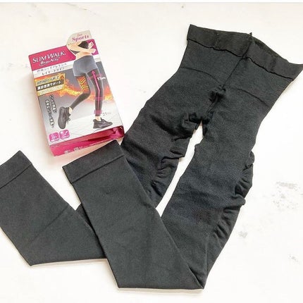 スリムウォーク Beau-Acty 燃焼シェイプレギンス/SLIMWALK/着圧ソックス・レギンスを使ったクチコミ(3枚目)