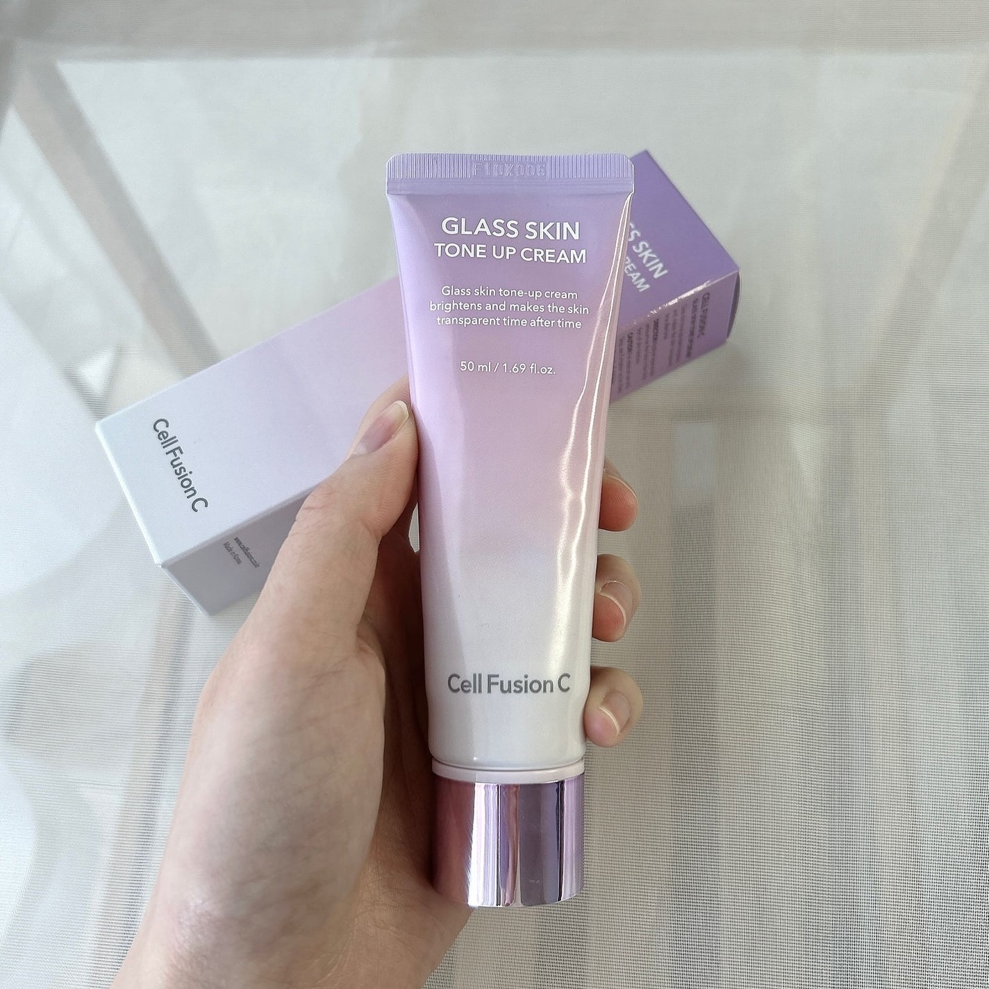 グラススキントーンアップクリーム 50ml/Cell Fusion C(セルフュージョンシー)/化粧下地を使ったクチコミ(6枚目)