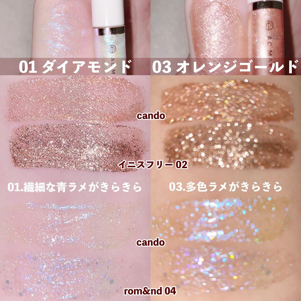 ACリキッドアイカラー/セリア/リキッドアイシャドウを使ったクチコミ（2枚目）