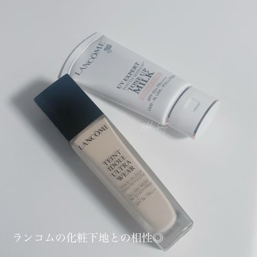 タンイドル ウルトラ ウェア リキッド/LANCOME/リキッドファンデーションを使ったクチコミ（2枚目）