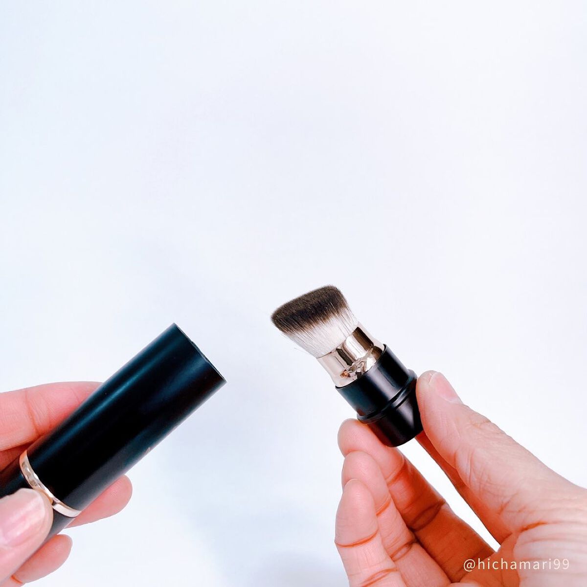 2way メイクブラシ/Angalo/メイクブラシを使ったクチコミ(5枚目)