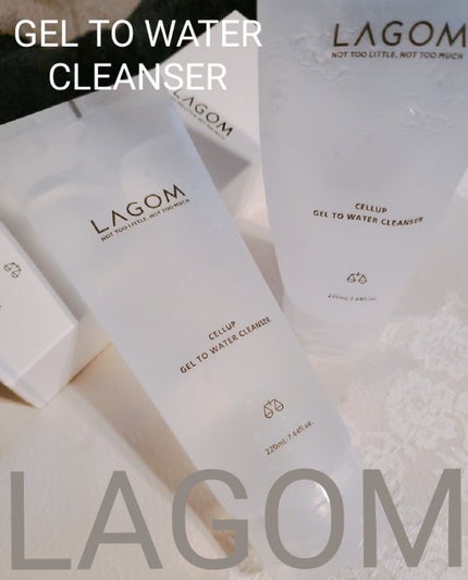 ラゴム ジェルトゥウォーター クレンザー(朝用洗顔)/LAGOM /その他洗顔料を使ったクチコミ(1枚目)