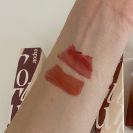 クチュールリップティントグレイズ スモークド/espoir/リップティントを使ったクチコミ(2枚目)
