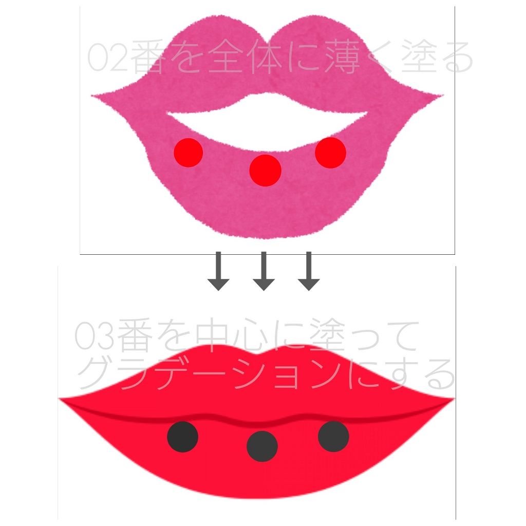 スイッチリップマグネット/I am fox/リップグロスを使ったクチコミ(3枚目)