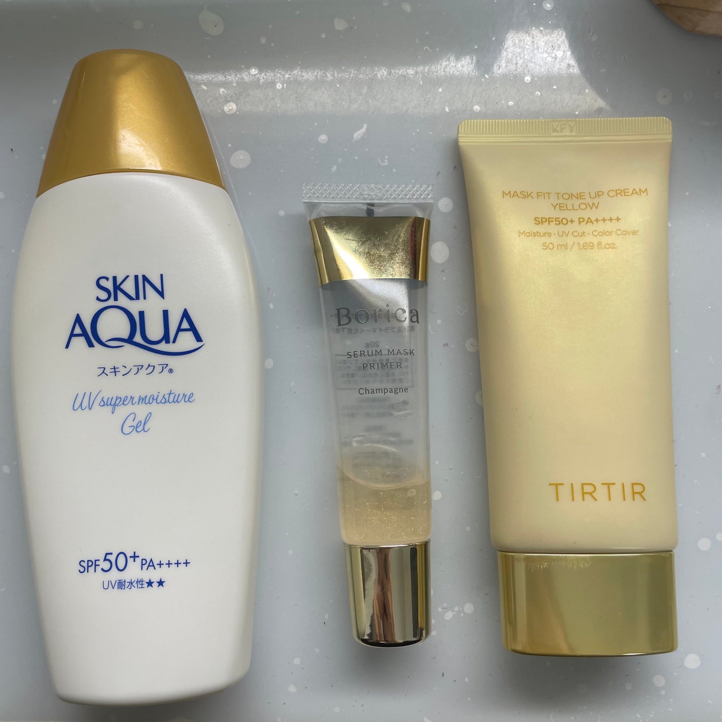 モイスチャージェル/スキンアクア/日焼け止めジェルを使ったクチコミ(2枚目)