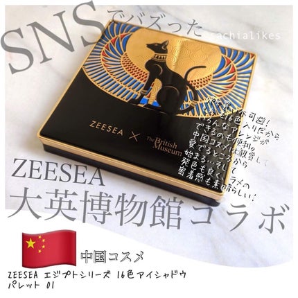 大英博物館 エジプトシリーズ アイシャドウパレット/ZEESEA/アイシャドウパレットを使ったクチコミ(1枚目)