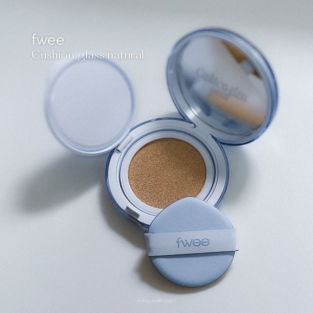 フィー クッションガラス ナチュラル/fwee/クッションファンデーションを使ったクチコミ(4枚目)