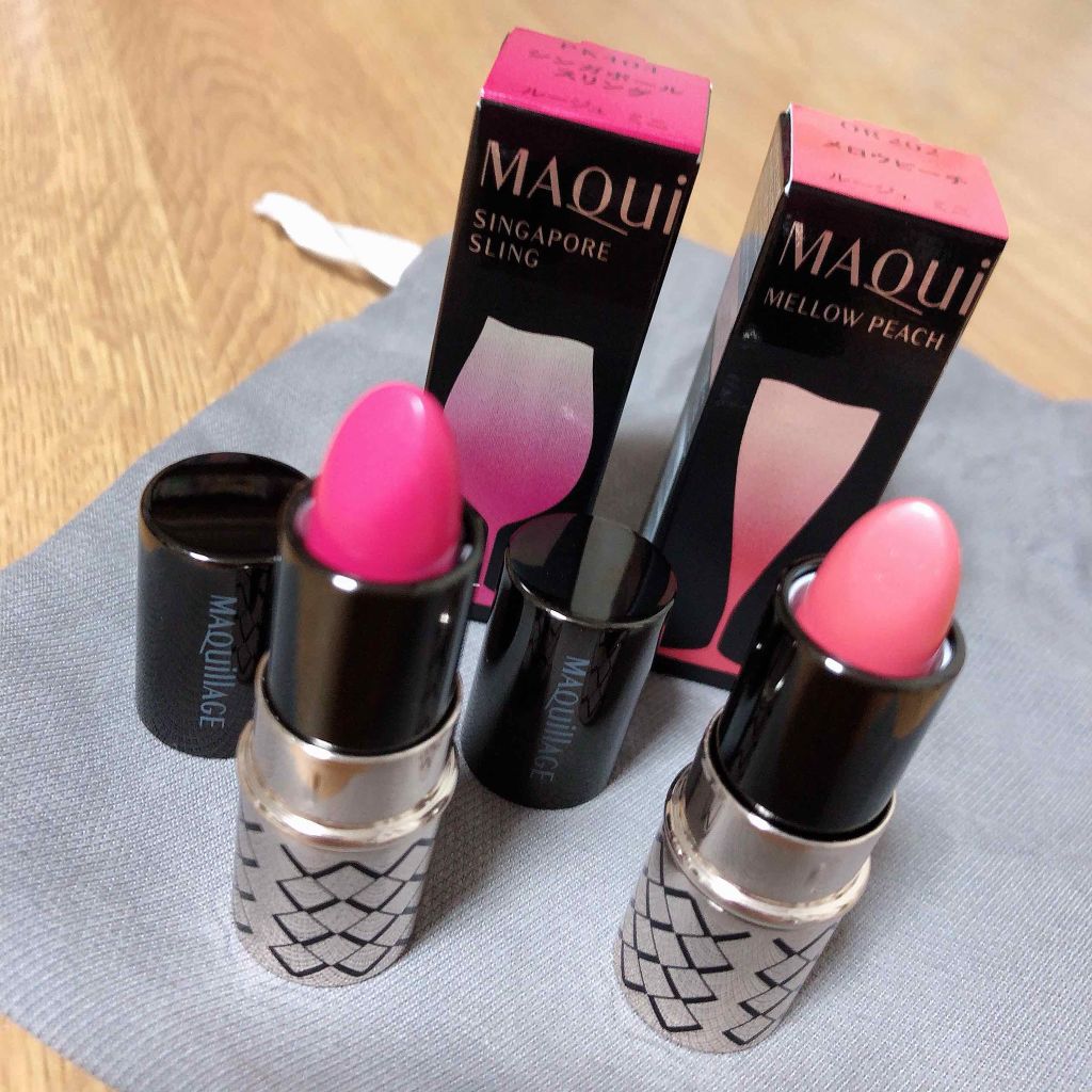 ルージュ ミニ/マキアージュ/口紅を使ったクチコミ（1枚目）