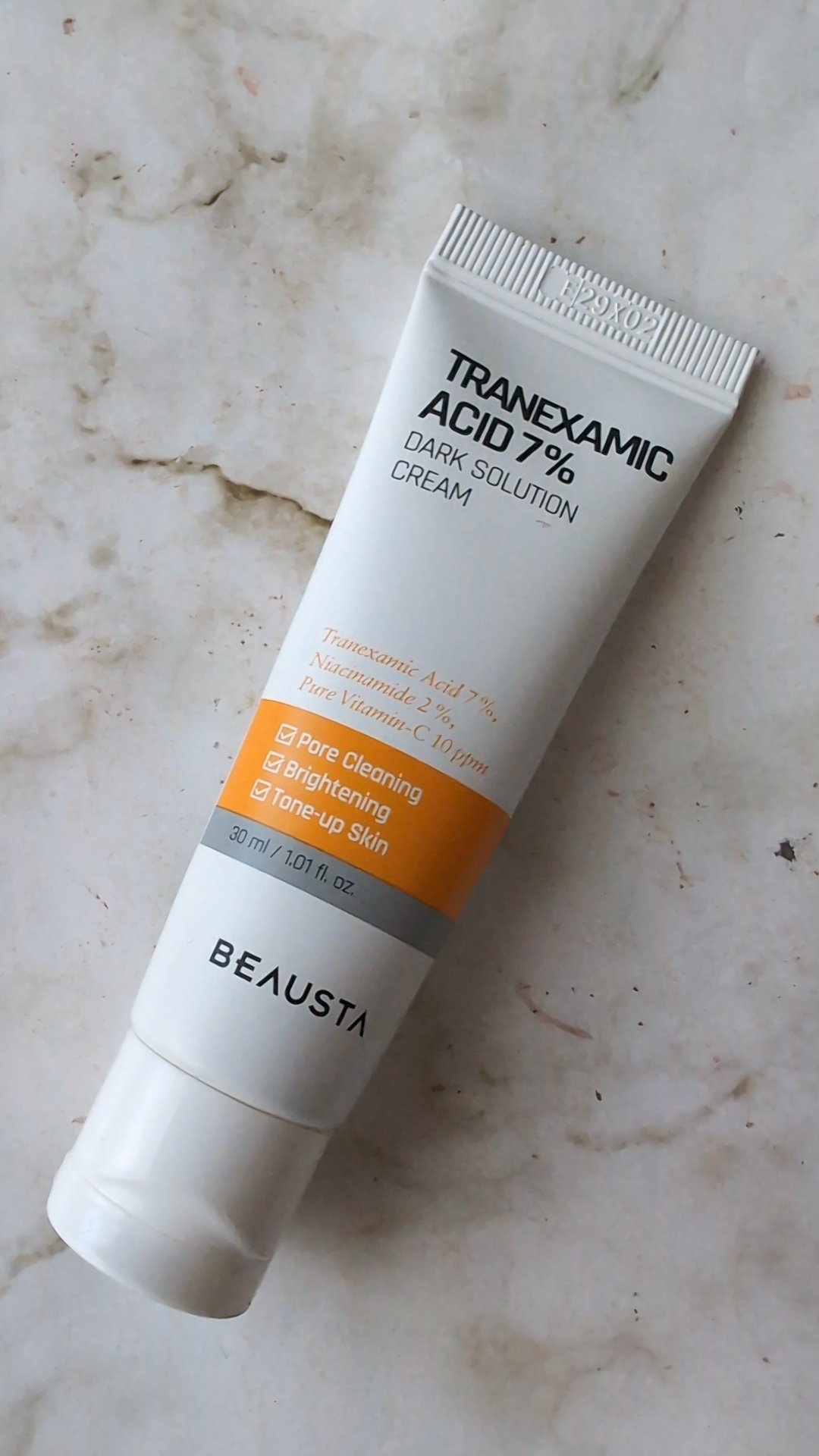 トラネキサム酸7%ダークソリューションクリーム/BEAUSTA/フェイスクリームを使ったクチコミ（1枚目）