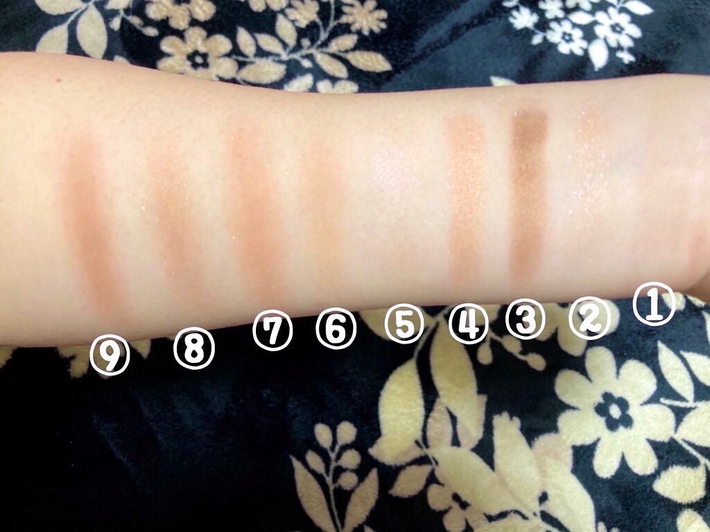 UR GLAM BLOOMING EYE COLOR PALETTE/U R GLAM/アイシャドウパレットを使ったクチコミ(3枚目)