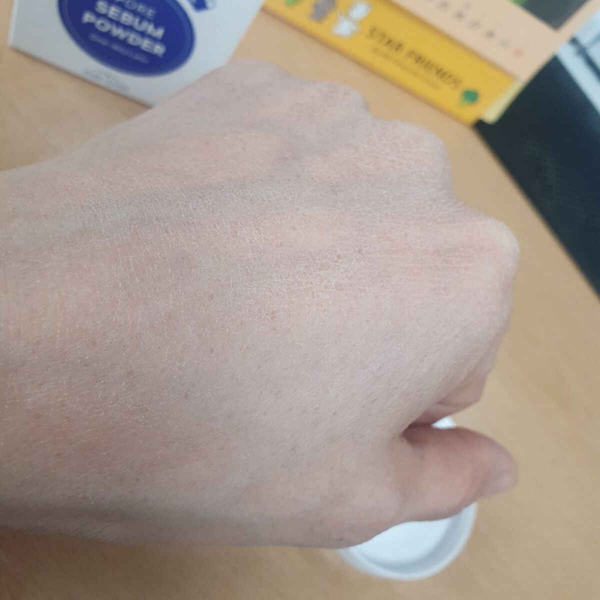 ポアセバムパウダー/One-day's you/ルースパウダーを使ったクチコミ(4枚目)