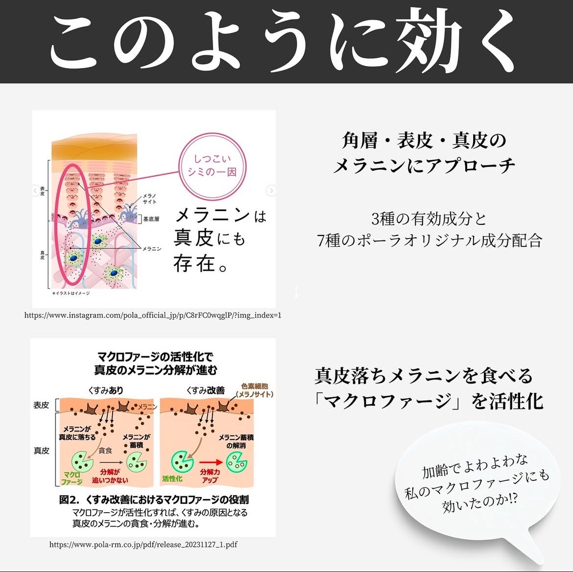 ホワイトショット フェイシャルセラム/POLA/美容液を使ったクチコミ(5枚目)