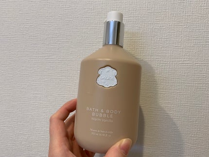 Laline ウォームバニラ バス&ボディバブルのクチコミ「甘い香りに癒される💖..」(1枚目)