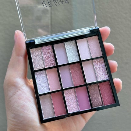 18カラーアイパレット/U R GLAM/アイシャドウパレットを使ったクチコミ(4枚目)