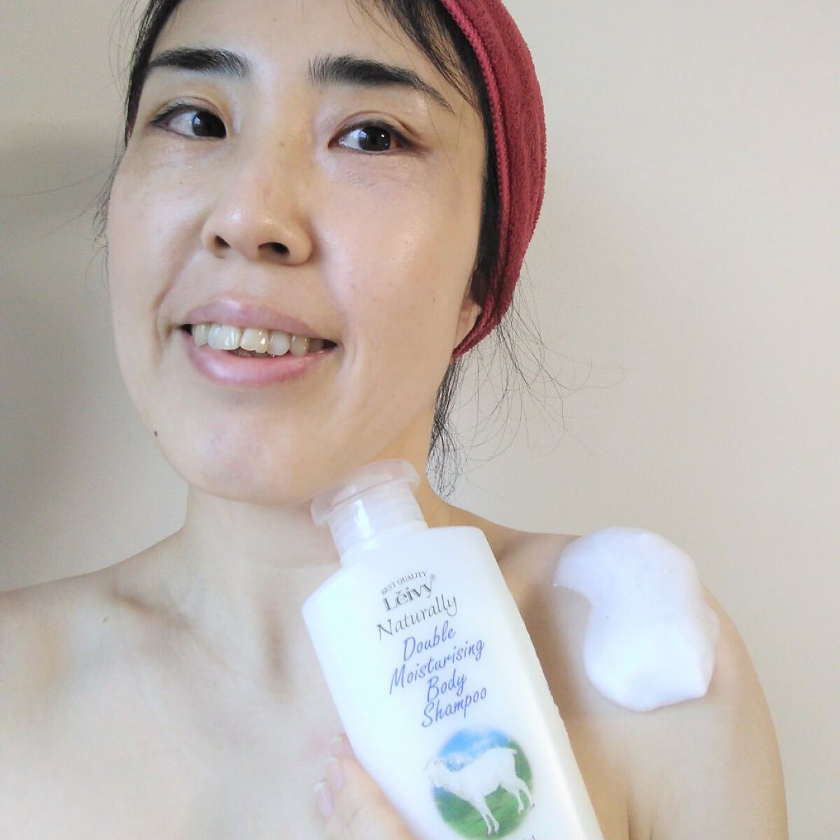 ボディシャンプー ゴートミルク/Leivy/ボディソープを使ったクチコミ(1枚目)