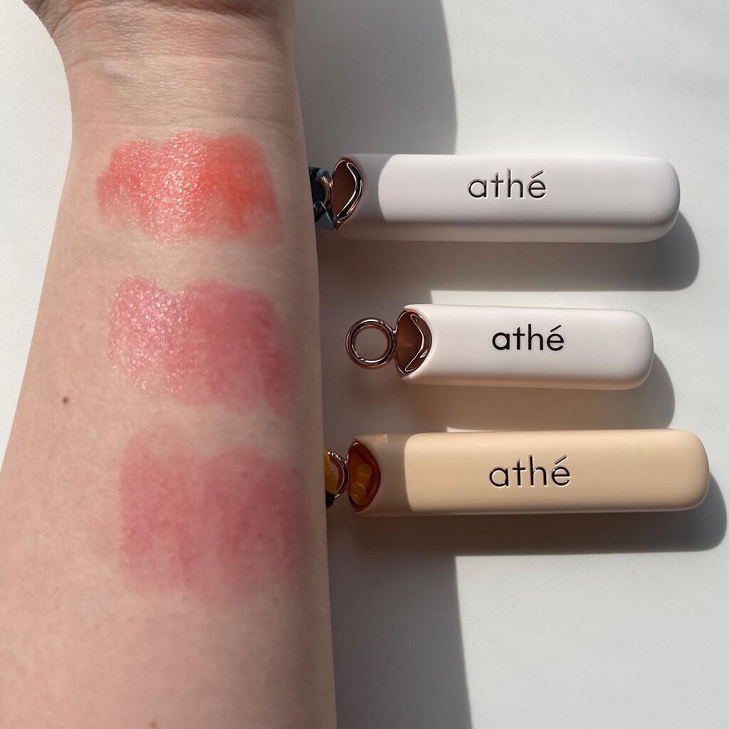 athe AUTHENTIC AIRY LIP BALM/athé/口紅を使ったクチコミ（2枚目）