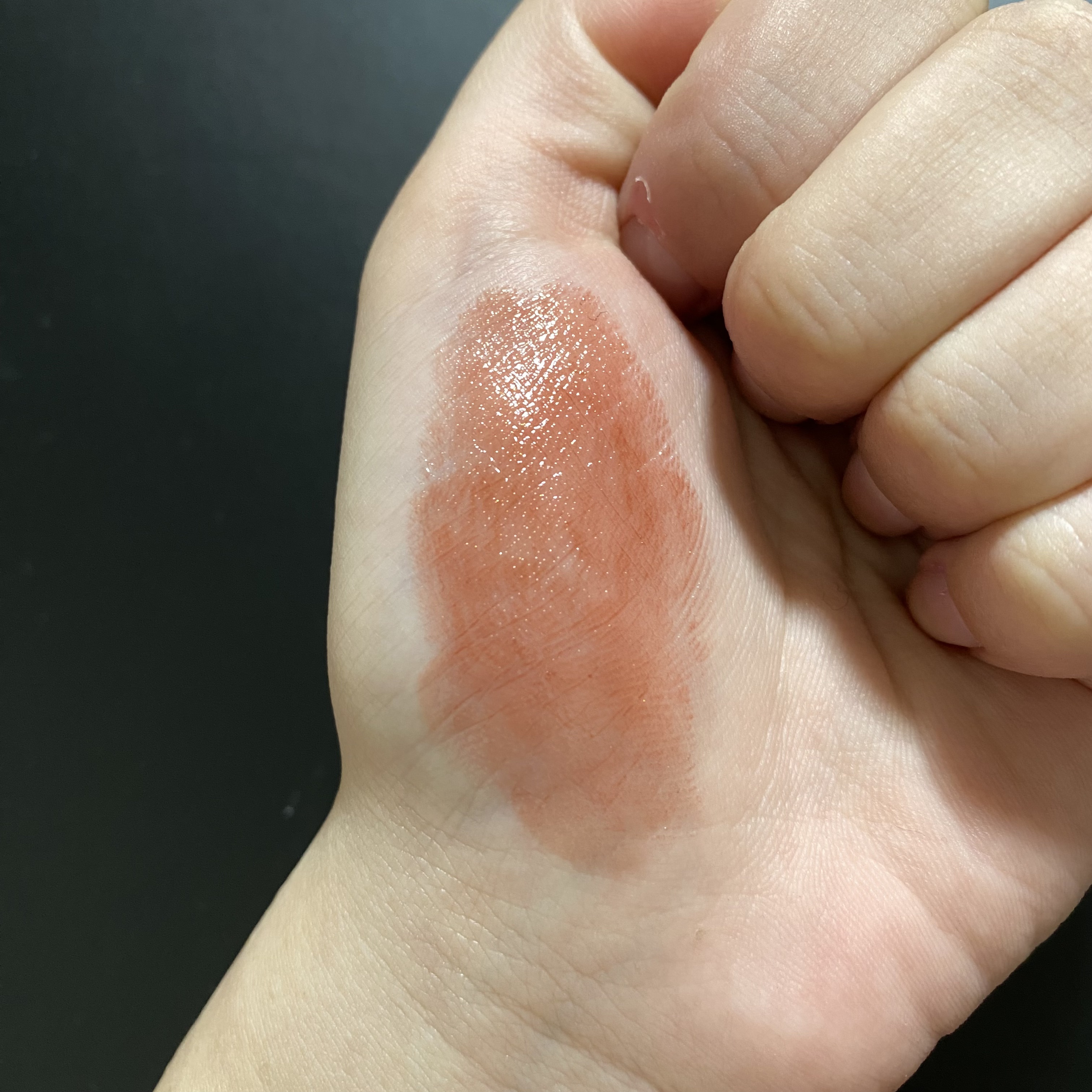 APPLE YOU グレーズフィルムルージュ #525 完熟メープル/Joocyee/口紅を使ったクチコミ（3枚目）