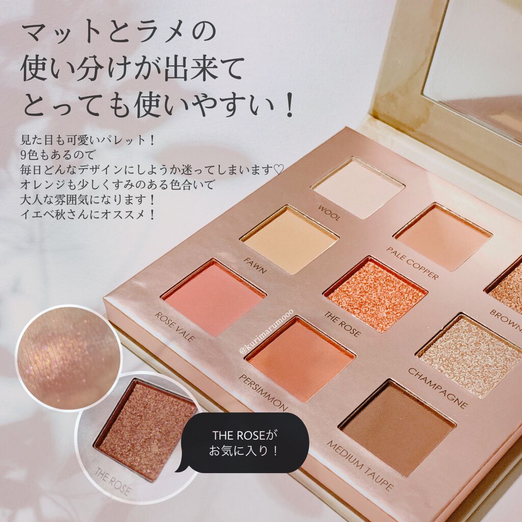 9色アイシャドウパレット/FOCALLURE/アイシャドウパレットを使ったクチコミ(3枚目)