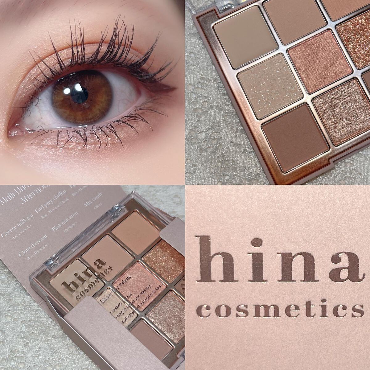 マルチアンダーアイパレット/hina cosmetics/アイシャドウパレットを使ったクチコミ(1枚目)