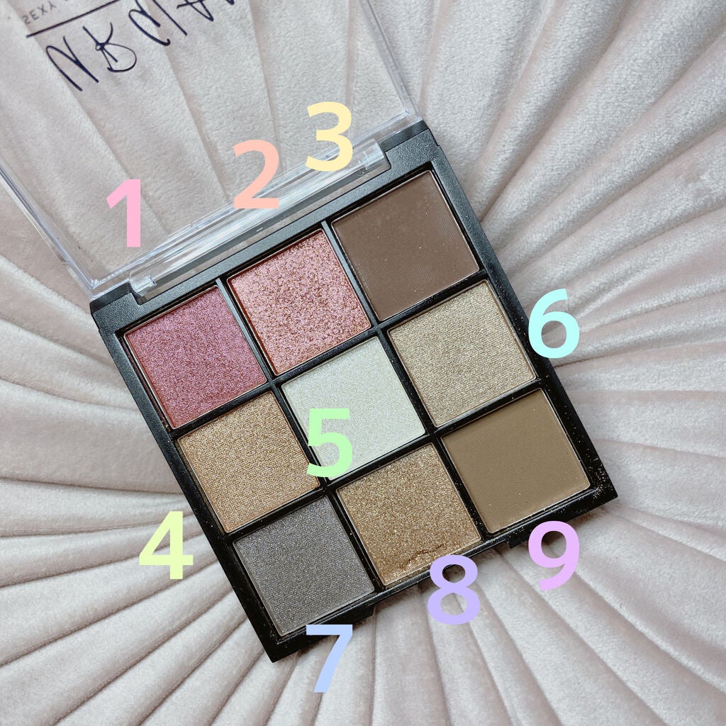 UR GLAM BLOOMING EYE COLOR PALETTE/U R GLAM/アイシャドウパレットを使ったクチコミ(2枚目)