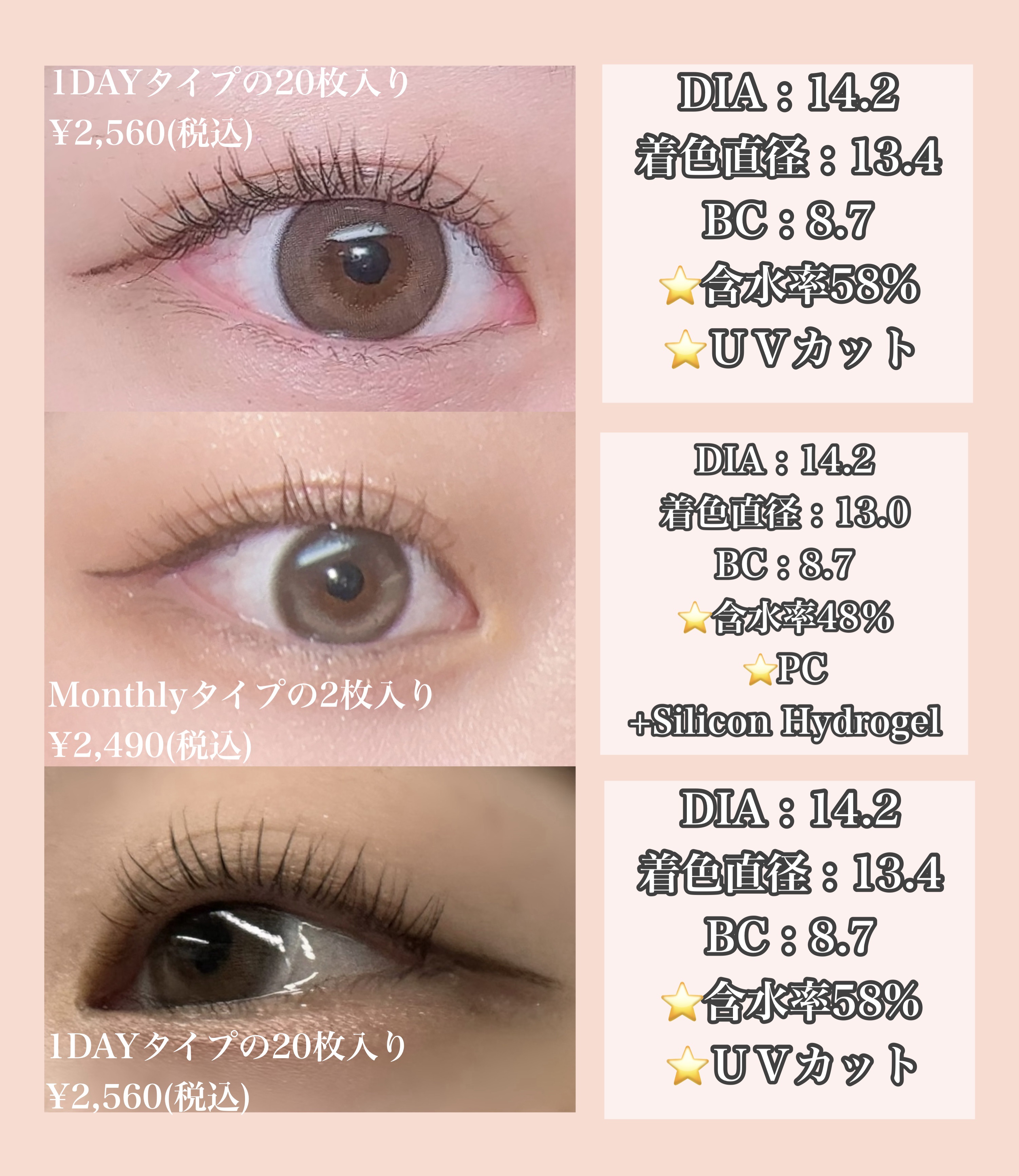 ラルムナチュラル/LARME/カラーコンタクトレンズを使ったクチコミ（2枚目）