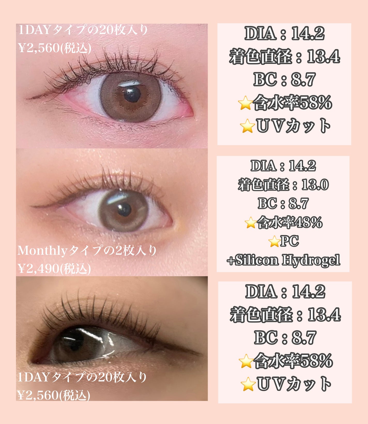 One & Only Kristin/Hapa kristin/カラーコンタクトレンズを使ったクチコミ(2枚目)