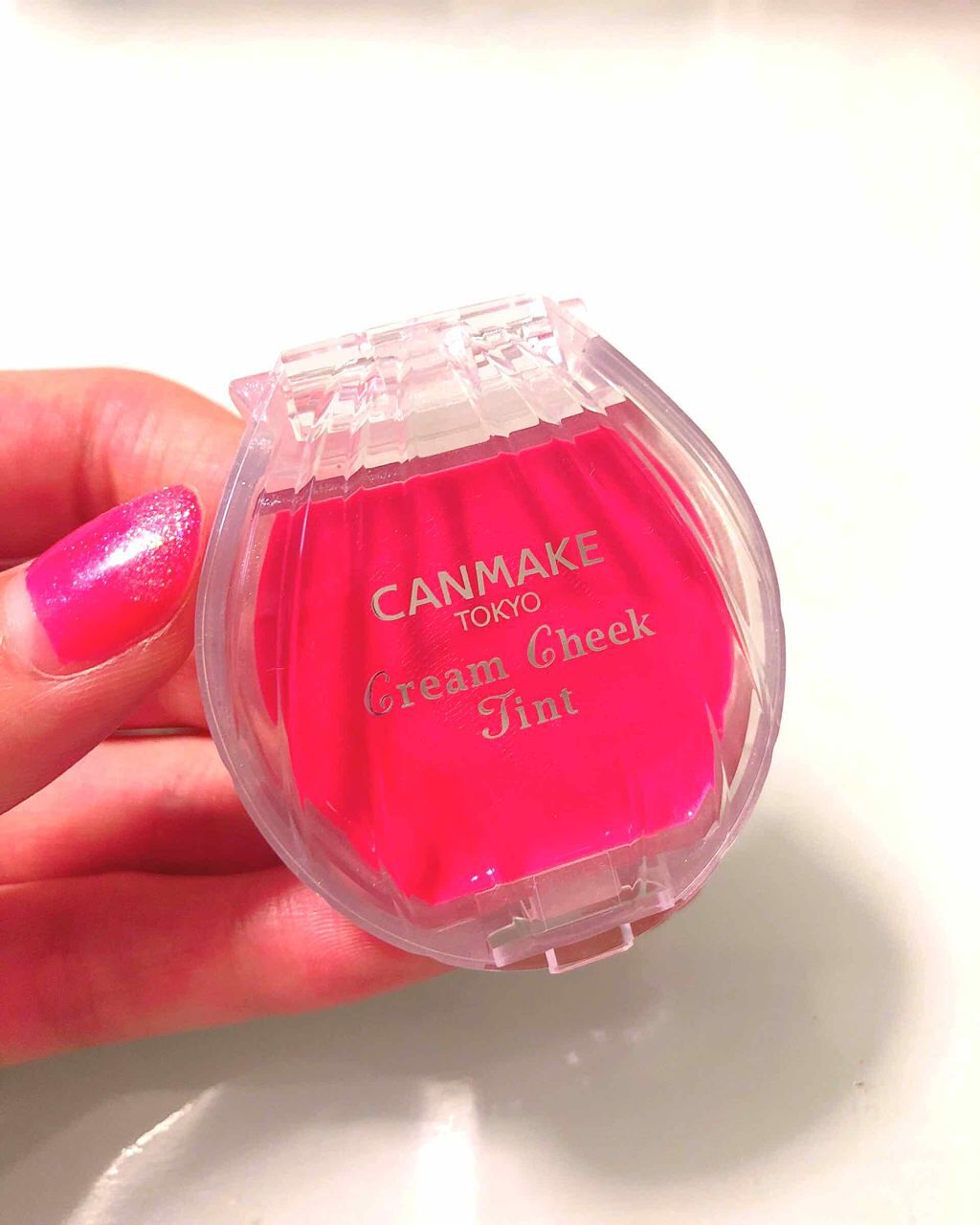 クリームチーク ティント/キャンメイク/ジェル・クリームチークを使ったクチコミ(1枚目)